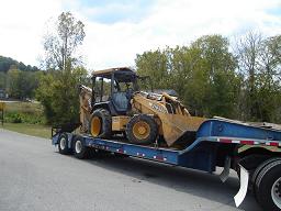 backhoe transport